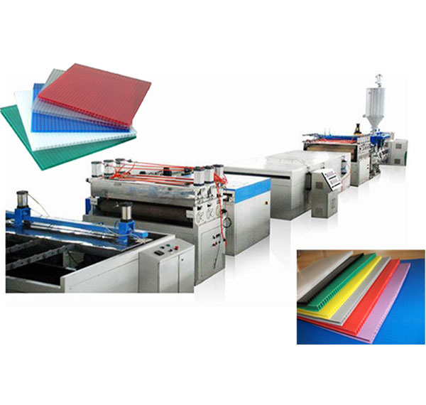 PC, PP, PE Hollow Profile Board Production Equipment