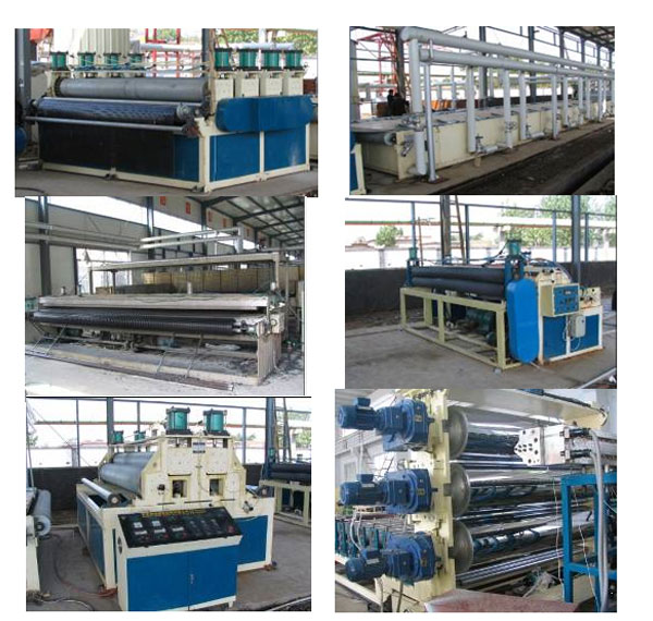 Unidirectional and two-direction Plastic Earthwork Grid Production Line